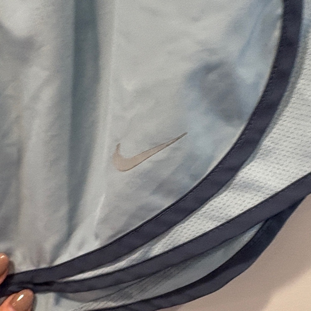 Nike Women's Sky Blue Athletic Shorts - Picture 4 of 7